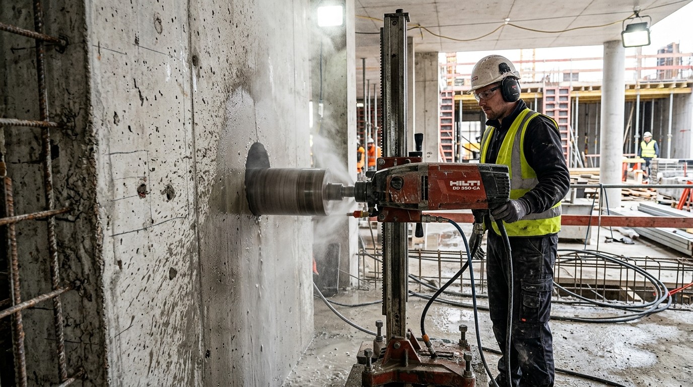 Pürüzsüz & Titreşimsiz Beton Delme
